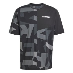 Kort�rmet T-shirt til M�nd Adidas Mt Aop Sort