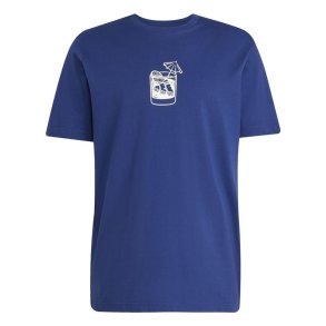 Kort�rmet T-shirt til M�nd Adidas Drink Bl�