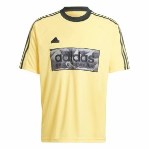 Kort�rmet T-shirt til M�nd Adidas Tiro Aop Gul