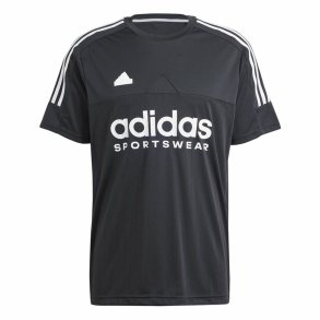 Kortrmet T-shirt til Mnd Adidas Tiro Q1 Sort