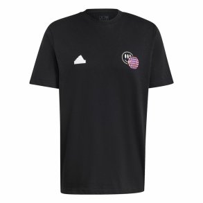 Kortrmet T-shirt til Mnd Adidas House Of Tiro Summer Graphic Sort