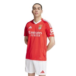 Kort�rmet fodboldtr�je til m�nd Adidas SLB Benfica 24/25
