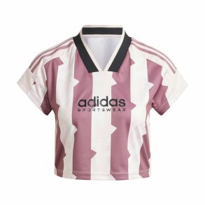 Kortrmet T-shirt til Kvinder Adidas Tiro Cut Pink