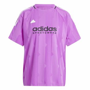 Kortrmet T-shirt til Mnd Adidas Tiro Cut 3 Lilla