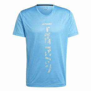 Kortrmet T-shirt til Mnd Adidas Terrex Agravic Bl