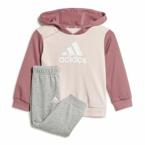 Trningsdragt til brn Adidas Essentials Colorblock Gr Pink
