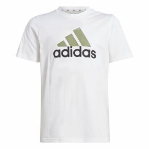 Unisex Kortrmet T-shirt Adidas Essentials Hvid