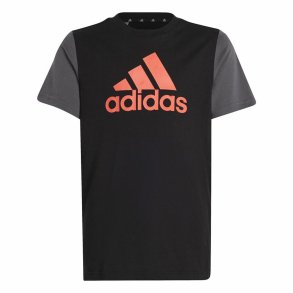 Unisex Kortrmet T-shirt Adidas Essentials Sort