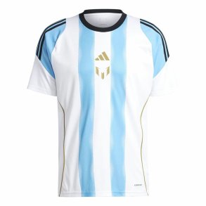 Fodboldtrje Adidas Messi Training Jersey Hvid Bl