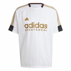 Kortrmet T-shirt til Mnd Adidas House Of Tiro Nations Pack Hvid