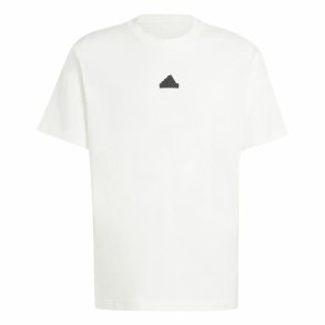 Kortrmet T-shirt til Mnd Adidas Brand Love Hvid