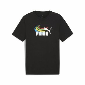 Kortrmet T-shirt til Mnd Puma  GRAPHICS Summer Sort
