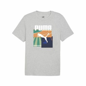 Kortrmet T-shirt til Mnd Puma GRAPHICS Gr