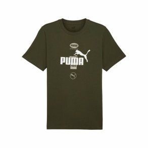 Kortrmet T-shirt til Mnd Puma Puma Power Graphic