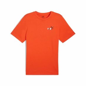 Kortrmet T-shirt til Mnd Puma Graphics Puma Sports Club Orange