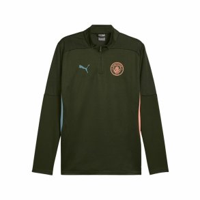 Trning sweatshirt til voksne Puma Manchester City 24/25 Training Oliven