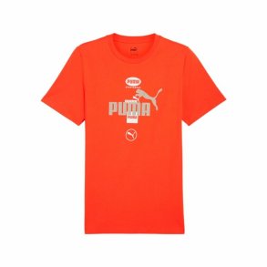 Kortrmet T-shirt til Mnd Puma Puma Power Graphic