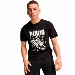 Kortrmet T-shirt til Mnd Puma Graphics Sneaker