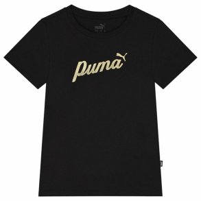 Brne Kortrmet T-shirt Puma Ess+ Script Metallic G