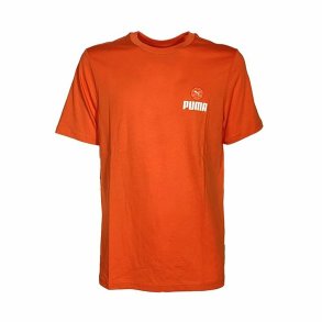 Kortrmet T-shirt til Mnd Puma Chilli Powder Orange