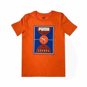 Brne Kortrmet T-shirt Puma Bppo Basket Blank Ba Orange