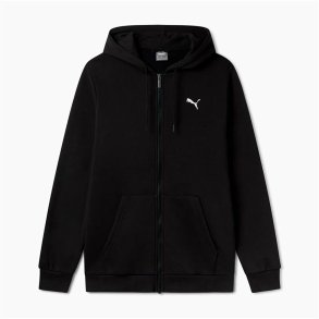 Httetrje til Mnd Puma Essentials+ Graphic Hoodie Fz Sort