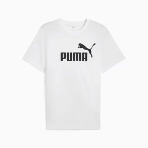 Kort�rmet T-shirt til M�nd Puma ESS No. 1 Logo Tee C/O 682532 02 Hvid