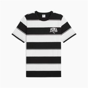 Kort�rmet T-shirt til M�nd Puma Class Striped T Sort