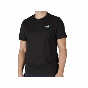 Kort�rmet T-shirt til M�nd Puma Essentials Sort