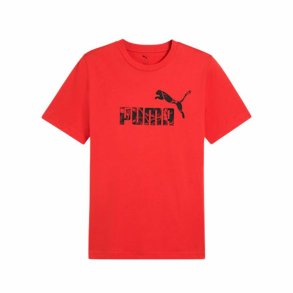 Kort�rmet T-shirt til M�nd Puma Graphics R�d