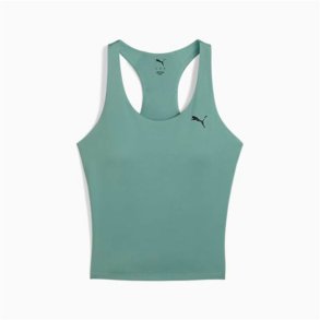 Kort�rmet T-shirt til Kvinder Puma Tad Essentials 2 In Bl� Gr�n