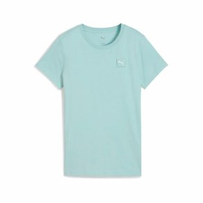 Kort�rmet T-shirt til Kvinder Puma Essentials  Bl� Himmelbl�