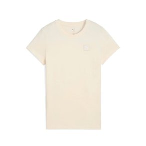 Kort�rmet T-shirt til Kvinder Puma Essentials Elevated Beige