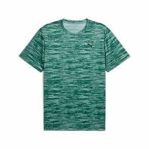 Kort�rmet T-shirt til M�nd Puma Tad Essentials Bl� Gr�n
