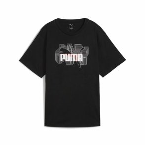 Kort�rmet T-shirt til Kvinder Puma  Graphics Stacked
