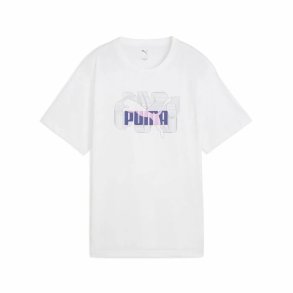 Kort�rmet T-shirt til Kvinder Puma  Graphics Stacked