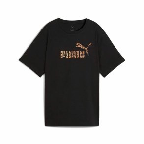 Kort�rmet T-shirt til Kvinder Puma Essentials Sort