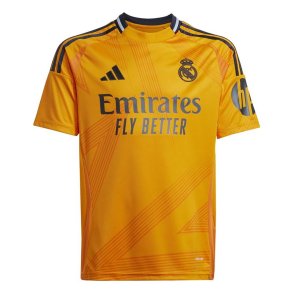 Kort�rmet fodboldtr�je til b�rn Adidas Real A Jsy Orange