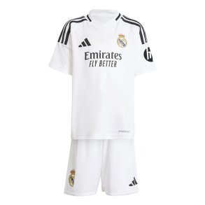 Fodboldudstyr-s�t til b�rn Adidas Real Madrid 24/25 Home Hvid