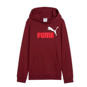 Sweatshirt med h�tte til piger Puma Essentials 2 Color No.1 Log R�dbrun M�rker�d