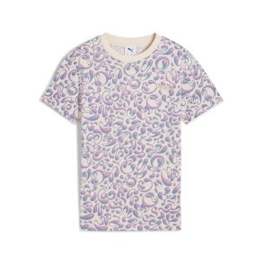 B�rne Kort�rmet T-shirt Puma Tweenerverse Aop Beige