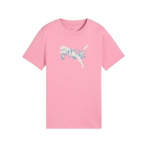 B�rne Kort�rmet T-shirt Puma Tweenerverse Graphic Pink