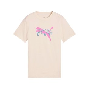 B�rne Kort�rmet T-shirt Puma Tweenerverse Beige