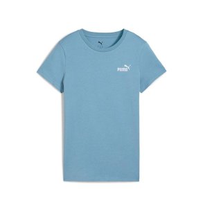 Kort�rmet T-shirt til Kvinder Puma Essentials Small Indigo