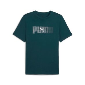 Kort�rmet T-shirt til M�nd Puma Essentials Logo Lab Bl�