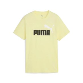 B�rne Kort�rmet T-shirt Puma Essentials 2 Color No.1 Log Khaki