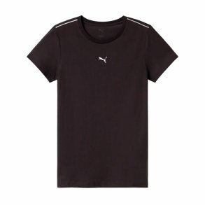 Kort�rmet T-shirt til Kvinder Puma Sort