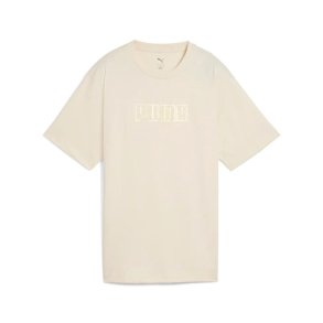 Kort�rmet T-shirt til Kvinder Puma Maximal Metallic Relaxed