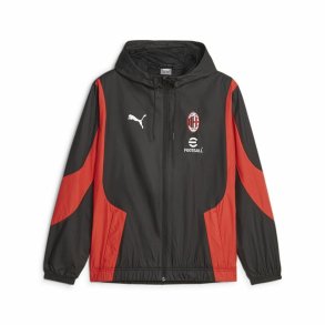 Sport Jakke til Mnd Puma Ac Milan Prematch Sort Rd