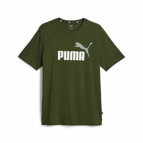 Kortrmet T-shirt til Mnd Puma  Ess+ 2 Col Logo  L